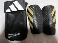 adidas Tiro Shin Guards Club 黒/金/白
