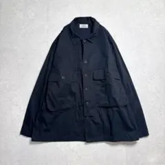 レリューム【２０２３】ARMYジャケット　ブラック　ビッグシャツ　ゆったり