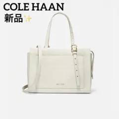 新品✨ COLE HAAN 2way クロコ型押し レザートートバッグ