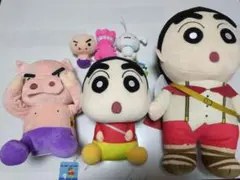 クレヨンしんちゃん ぶりぶりざえもん 動く ぬいぐるみ 6点セット
