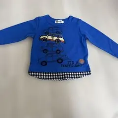 KP BOY 車プリント 長袖Tシャツ 80