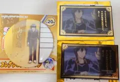 銀魂　銀魂わーるど　山崎退　真選組　缶バッジ　ステッカー