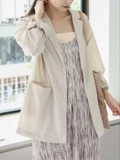 【美品】Kastane シアーボイルシャツジャケット