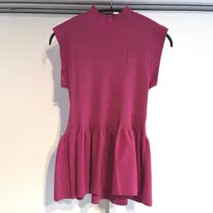 ★12/25まで★【allureville】ペプラムニット