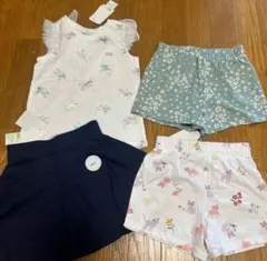 新品　anko 子供服まとめ売り　女の子　ショートパンツ　ノースリーブ スカート