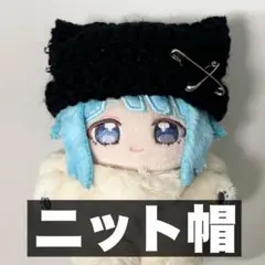 ꒰ঌ ぬい服 ໒꒱ 猫耳ニット帽 ネコ耳 天使 黒色 いつぬい 一緒に暮らすぬい