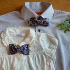 【オーダーページ】親子コーデセット♪派手柄蝶ネクタイ
