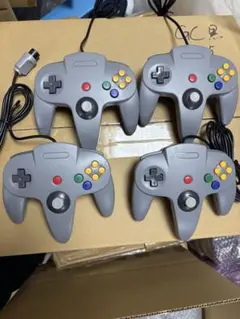 NINTENDO64 コントローラー グレー 4個セット　互換