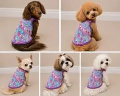 Ｌsize くまさんメッシュタンクトップ　フレブル服　パグ服　ハンドメイド犬服 Lsize くまさんメッシュタンクトップ フレブル服 パグ服 ハンドメイド