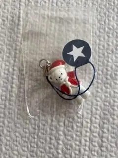 ファミリア　familiar ファミちゃん　ストラップ　クリスマスサンタさん