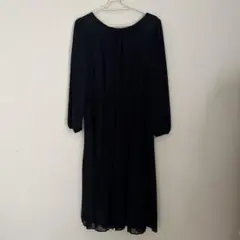 未着用美品‼︎anysisシフォンプリーツワンピース　ネイビー　XL size