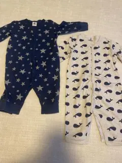 蒼子様専用　プチバトー　ロンパース