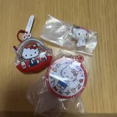 ハローキティ キーホルダー 3点セット　ガチャガチャのサムネイル