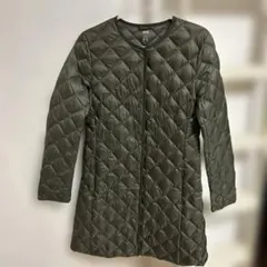 ★美品★UNIQLO オリーブグリーン ダウンジャケット S