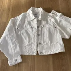 ホワイトデニムジャケット デニムジャケット