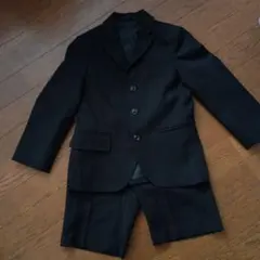 男の子ブラックストライプ黒のスーツ サイズ120