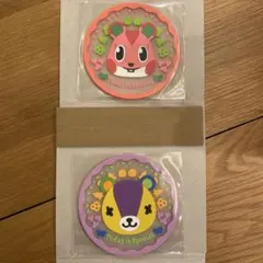 どうぶつの森 クリアラバーコースター　パッチ　アップル