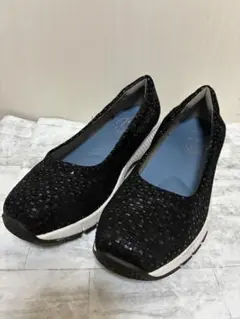 fitfit フィットフィット ウェッジソールパンプス 24cm ブラック