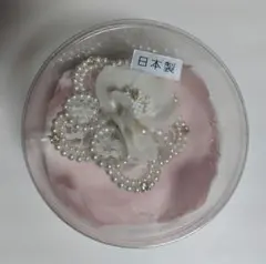 ブローチ コサージュ パール　フラワー 白 結婚式 卒業式 入学式　美品