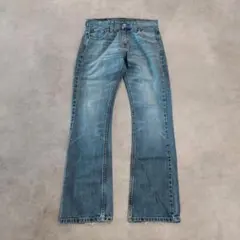 リーバイス527 Levis W32 フレア ブーツ 青 古着 ヒゲ 22288 - メルカリ