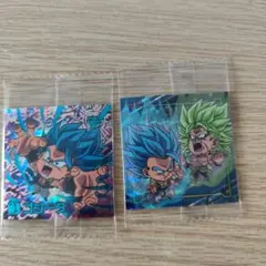 ドラゴンボール超戦士シールウエハース コラボ フュージョンワールド 2枚