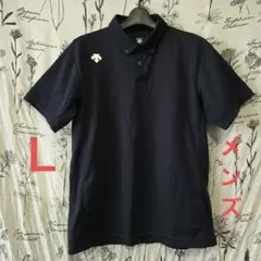 416 DESCENTE Move Sport ポロシャツ　スポーツシャツ　Ｌ