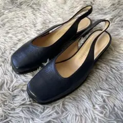 【未使用】タニノクリスチー　パンプス　ストラップシューズ　33.5 ネイビー