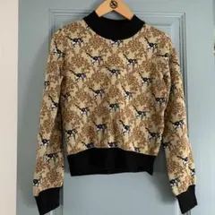 GU×UNDER COVERジャカードニットセットアップ