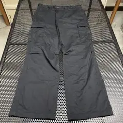 00s OLD UNIQLO カーゴ pants 黒 ブラック y2k 82㌢