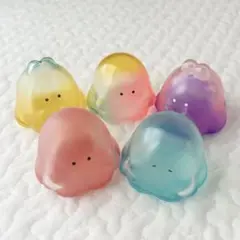 見かくにんせいぶつふわわ　レインボーソフビ　コンプリートセット