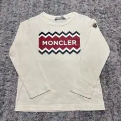 MONCLER 長袖Tシャツ 110cm ロゴプリント ホワイトのサムネイル