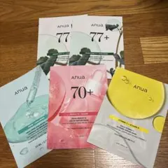 アヌア　マスクパック　5枚セット