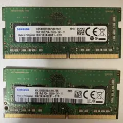 Samsung 8GB DDR4-2666 メモリ 2枚組