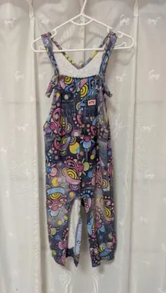 HYSTERIC MINI 総柄 オーバーオール