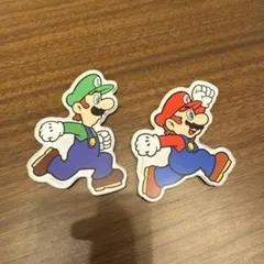 スーパーマリオ キャラマグネッツ　マリオ　ルイージ