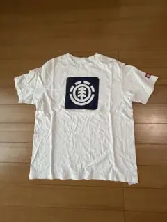 ELEMENT Tシャツ ホワイト ロゴプリント Mサイズスケーターのサムネイル