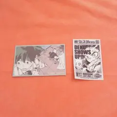 ヒロアカ 原画展 メモコレ 入場者特典 ステッカー 緑谷出久 2点