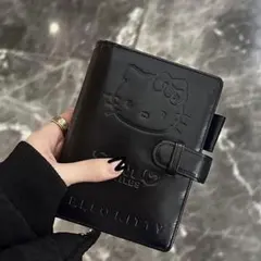 ハローキティ手帳カバー 6穴タイプ 型押しデザイン コンパクトサイズ A7