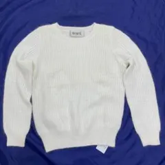 ROPE ホワイト クルーネック セーター M ニット