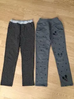 【極美品】ストレッチパンツ2本セット