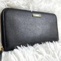 FENDI ラウンドファスナー長財布 ブラック