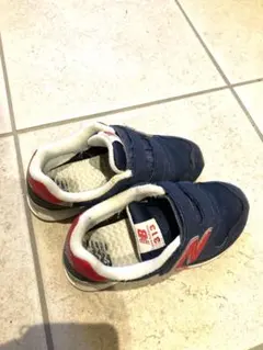 New Balance 313 キッズシューズ ネイビー/レッド 17.5センチ