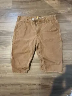 カーハート ダブルニー ハーフパンツ カットオフ ダック ペインター USA古着