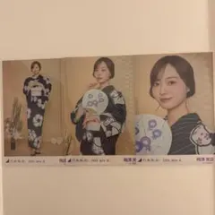 乃木坂46 梅澤美波 生写真 コンプ 浴衣 2025 真夏の全国ツアー