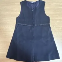 familiar ジャンバースカート 100cm ネイビー