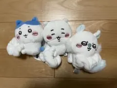 ちいかわ　ぬいぐるみシュシュ　ハチワレ　モモンガ