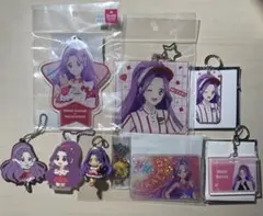 アイカツ　神崎美月　　夏樹みくる　アクキー　ラバスト　ガチャガチャ　ファン証明書