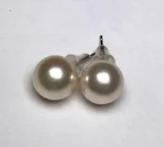 A2204 大珠あこや真珠天女級ピアス8.60mm