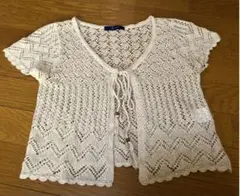 セール　アフターオール　ボレロ 半袖　カーディガン　結婚式　ベージュ