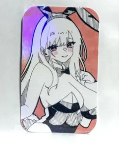 原画】 手描きイラスト アナログ イラスト バニーガール オーロラ